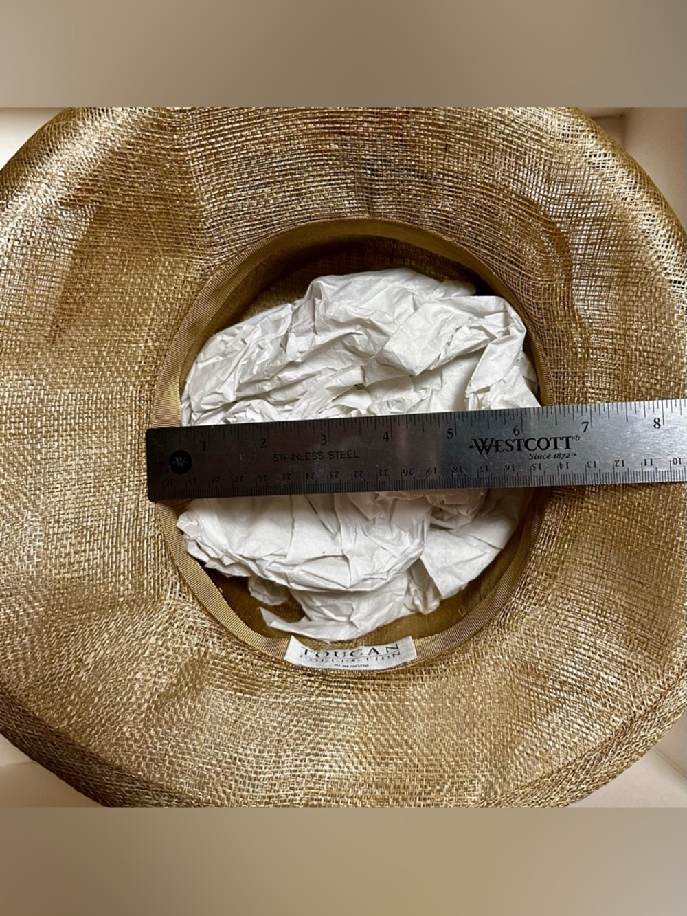Toucan Collection Floral Accent Straw Hat - Picture 6 of 6